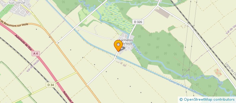 localisation de l'entreprise AHP PROD  VAL-DE-VESLE