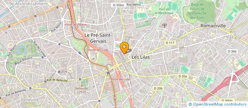 localisation de l'entreprise AHRATINA à LE PRE-SAINT-GERVAIS