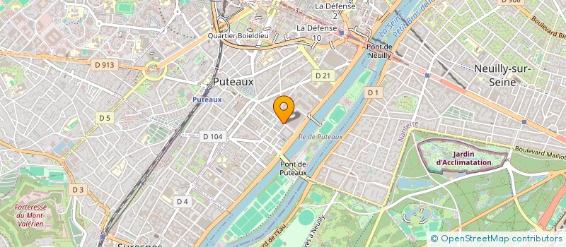 localisation de l'entreprise AHRM à PUTEAUX