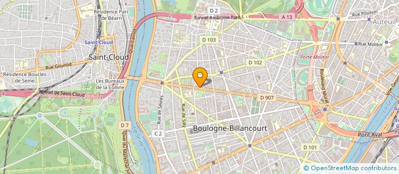 localisation de l'entreprise AHRPE à BOULOGNE-BILLANCOURT