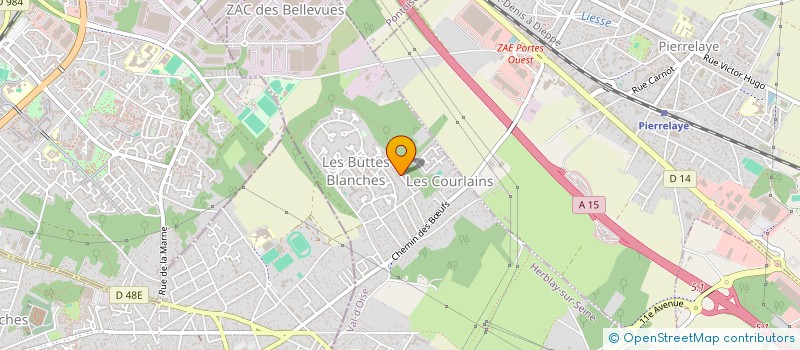 localisation de l'entreprise AHS  HERBLAY-SUR-SEINE