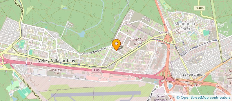 localisation de l'entreprise AHS à VELIZY-VILLACOUBLAY