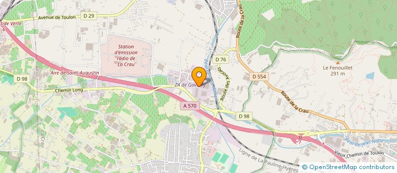 localisation de l'entreprise AHS MOTORS  LA CRAU