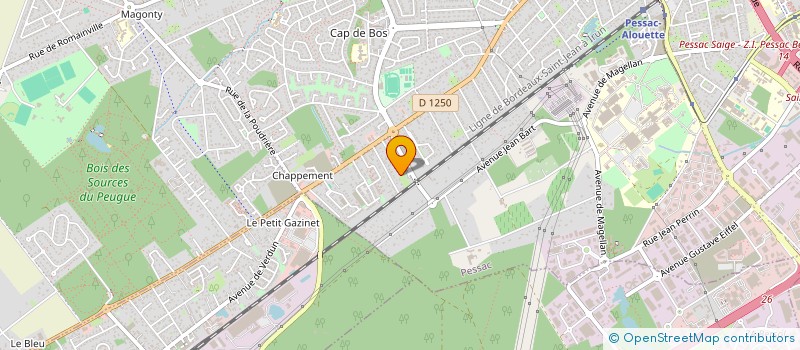 localisation de l'entreprise AHSAYAN FIKRI à PESSAC