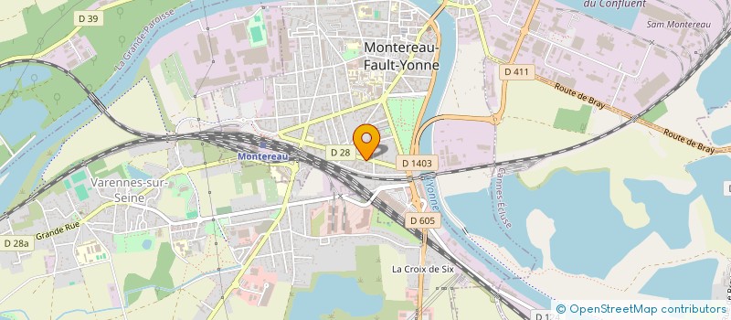 localisation de l'entreprise AHSEL HOLDING  MONTEREAU-FAULT-YONNE