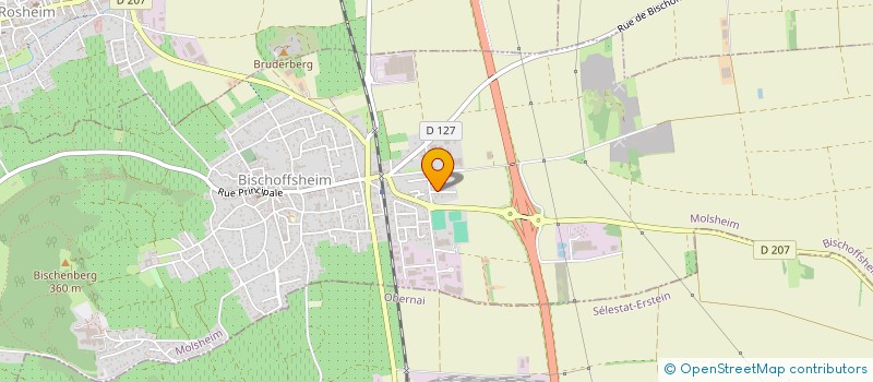 localisation de l'entreprise AHSP  GRIESHEIM-PRES-MOLSHEIM