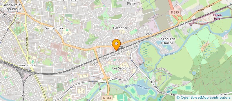 localisation de l'entreprise AHSS à LE MANS