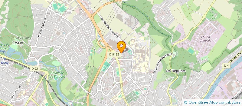 localisation de l'entreprise AHT à PONTOISE