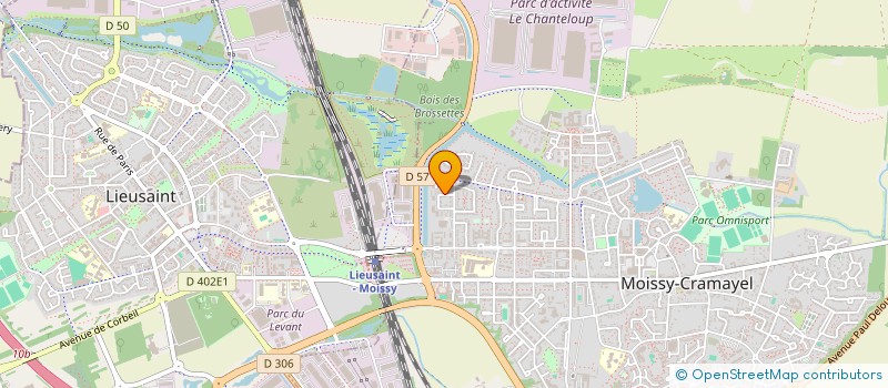 localisation de l'entreprise AHT à MOISSY-CRAMAYEL