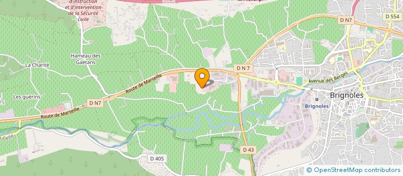 localisation de l'entreprise AHT SUD  TOURVES