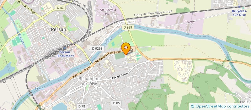 localisation de l'entreprise AHTASAM MOTORS  BEAUMONT-SUR-OISE