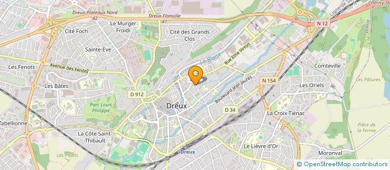 localisation de l'entreprise AHTM à DREUX