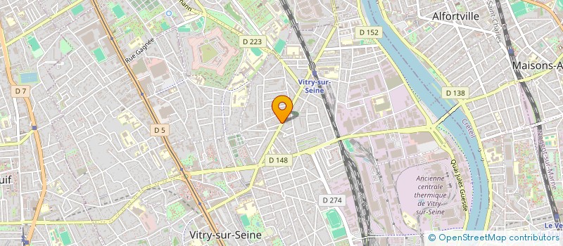 localisation de l'entreprise AHTM BATIMENT à VITRY-SUR-SEINE