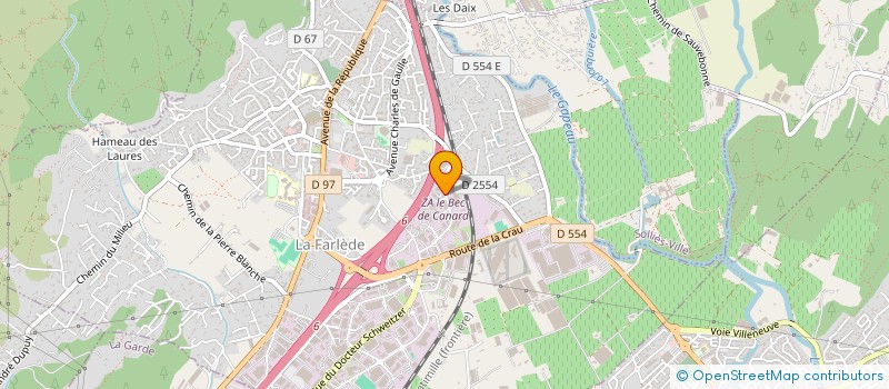 localisation de l'entreprise AHTP à LA FARLEDE