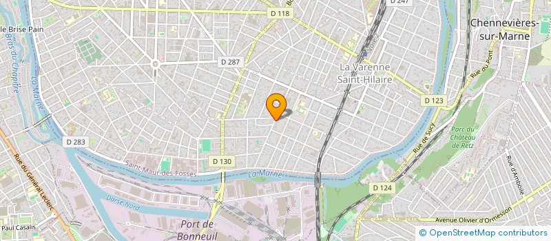 localisation de l'entreprise AHU INVEST à SAINT-MAUR-DES-FOSSES