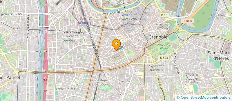 localisation de l'entreprise AHUANA  GRENOBLE