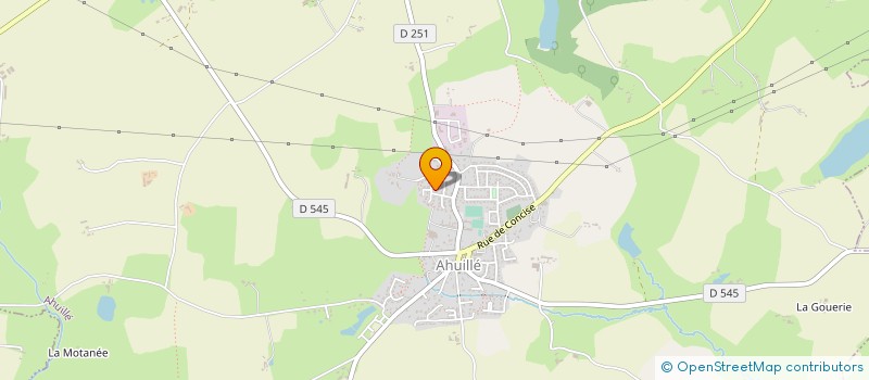 localisation de l'entreprise AHUILLE STEPHANE BERTEVAS TAXI  AHUILLE