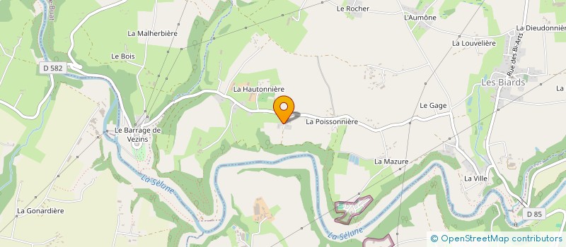 localisation de l'entreprise AHUNON LEGENTIL  ISIGNY-LE-BUAT