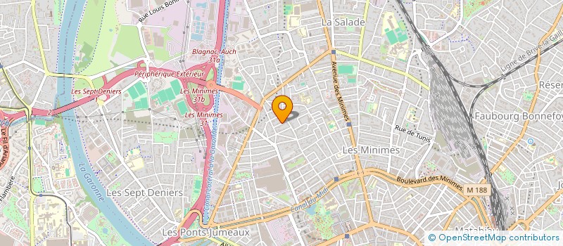 localisation de l'entreprise AHUNUI à TOULOUSE