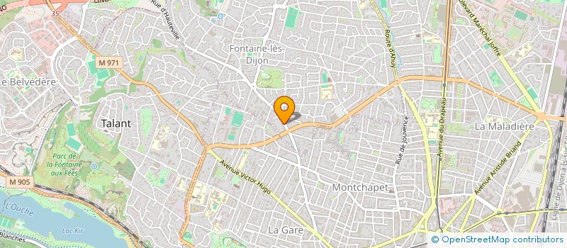 localisation de l'entreprise AHUY 2018  DAIX