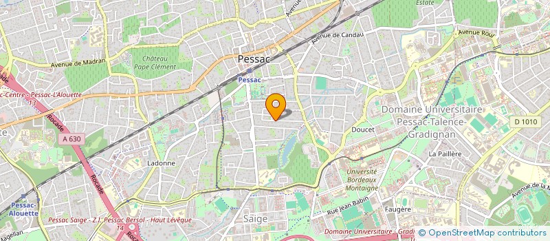 localisation de l'entreprise AHYS à PESSAC