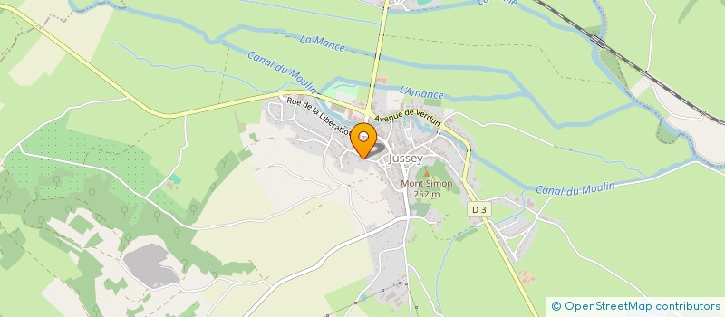 localisation de l'entreprise AHZL LEJEUNE  JUSSEY