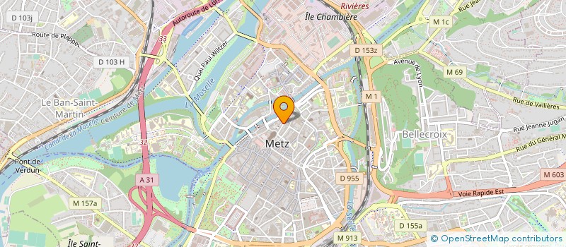 localisation de l'entreprise AI 57 à METZ