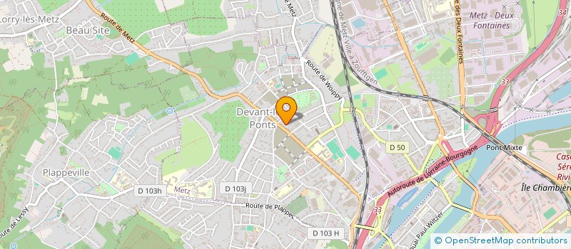 localisation de l'entreprise AI 57  METZ