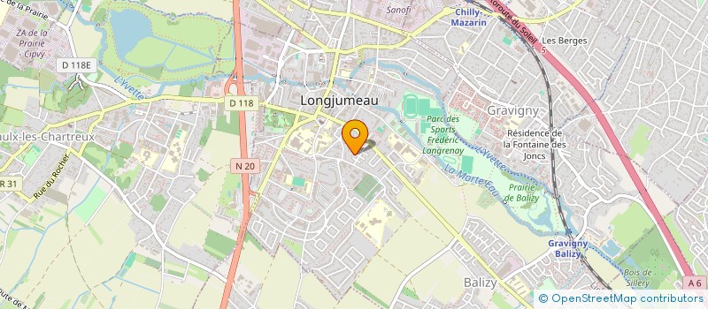 localisation de l'entreprise AI AUTO à LONGJUMEAU