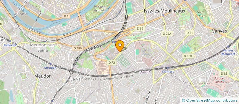 localisation de l'entreprise AI BAT STAFF à ISSY-LES-MOULINEAUX