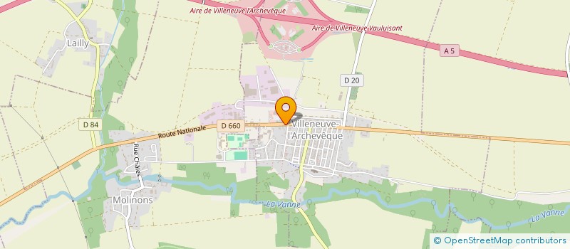 localisation de l'entreprise AI CONCEPTION AND DEVELOPMENT  VILLENEUVE-L'ARCHEVEQUE