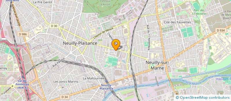 localisation de l'entreprise AI&DE à NEUILLY-PLAISANCE
