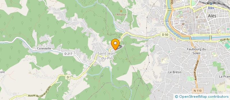 localisation de l'entreprise AI FRANCE REVOLUTION  SAINT-JEAN-DU-PIN