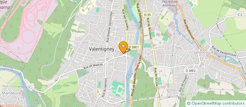 localisation de l'entreprise AI IMMO  VALENTIGNEY