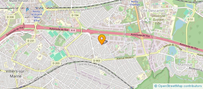 localisation de l'entreprise AI-LIME TECHNOLOGY  NOISY-LE-GRAND