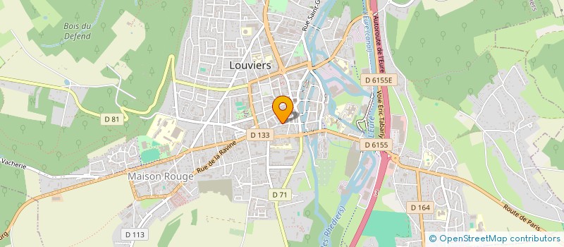 localisation de l'entreprise AI LOUVIERS à LOUVIERS