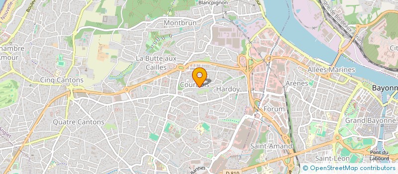 localisation de l'entreprise AI ON US à ANGLET