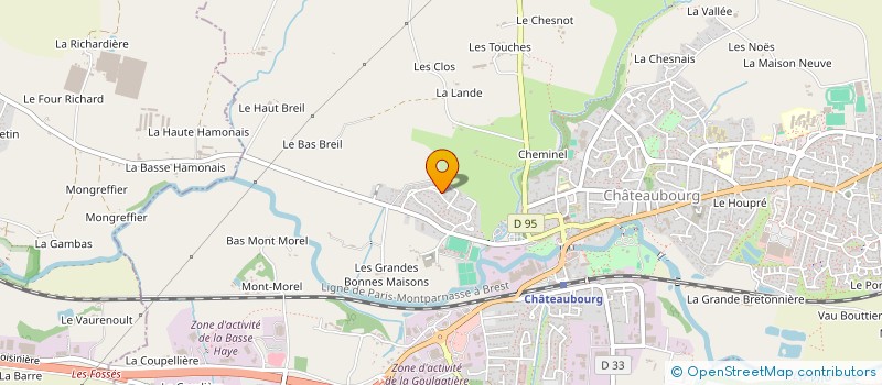 localisation de l'entreprise AI RENOVATION  CHATEAUBOURG