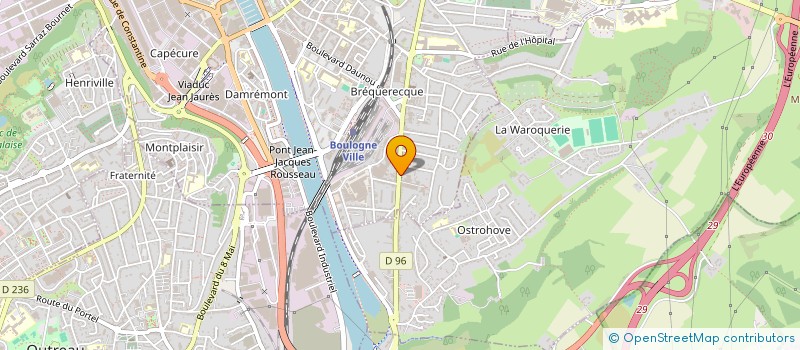 localisation de l'entreprise AI WILLAMS  BOULOGNE-SUR-MER