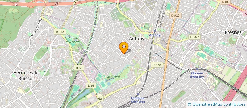 localisation de l'entreprise AI2C GROUP à ANTONY