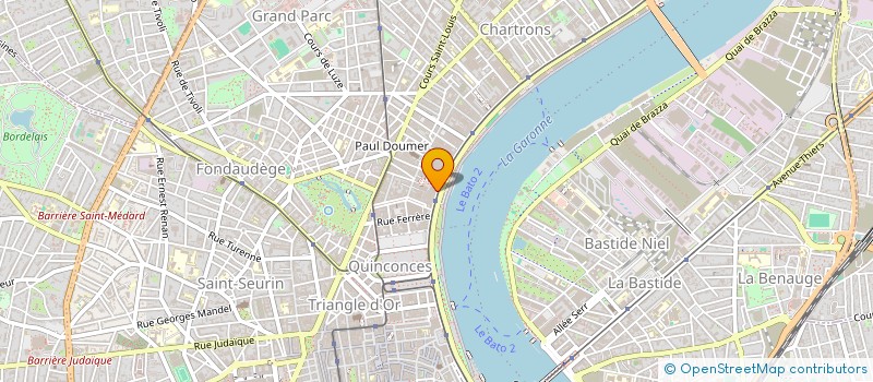 localisation de l'entreprise AI2G  BORDEAUX