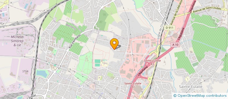 localisation de l'entreprise AI2M  CARBON-BLANC