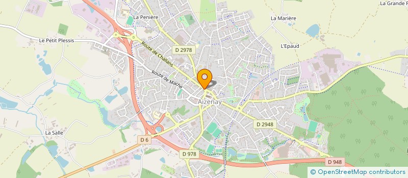 localisation de l'entreprise AI2P à AIZENAY