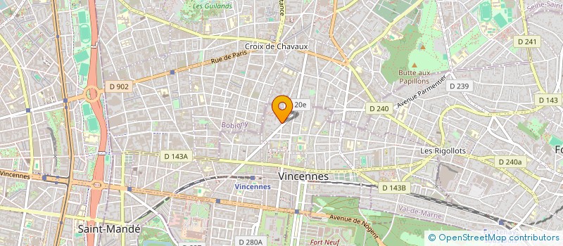 localisation de l'entreprise AI4IA, L'INTELLIGENCE ARTIFICIELLE POUR L'ACTUAIRE à VINCENNES