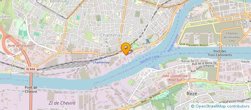 localisation de l'entreprise AIA CM à NANTES