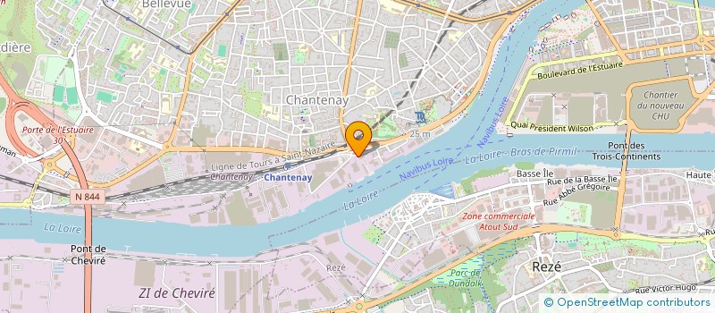 localisation de l'entreprise AIA INGENIERIE à NANTES