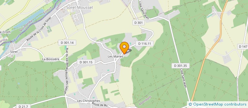 localisation de l'entreprise AIA LIBERTA  SOREL-MOUSSEL