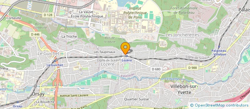 localisation de l'entreprise AIA TECH à PALAISEAU