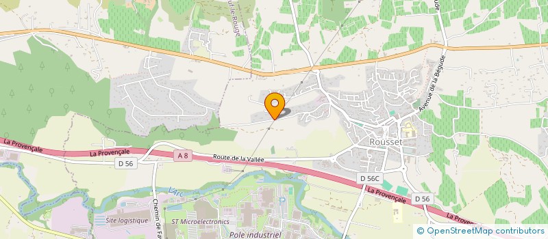 localisation de l'entreprise AIA TRANSACTION GESTION  ROUSSET