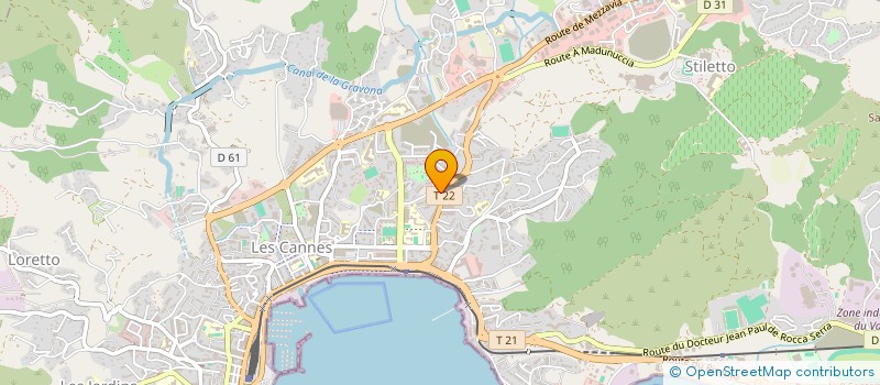 localisation de l'entreprise AIACCIU POMPES FUNEBRES à AJACCIO